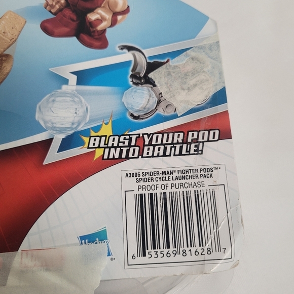 Hasbro Marvel Ultimate Spider-Man Fighter Pods Spider Cycle Launcher Pack Open - Picture 12 of 12